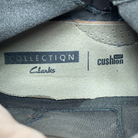 Clarks Booties Womens US Sz 7M Brown 15807 Leather Ankle Zipper Soft Cushion - Picture 7 of 9